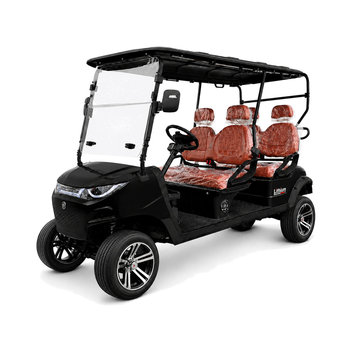 Suncart® MXV VOYAGER 4 – 4-Seater Electric Golf Cart | Passenger Cart | Resort Cart | Family Cart | (4+0) | Street Tire