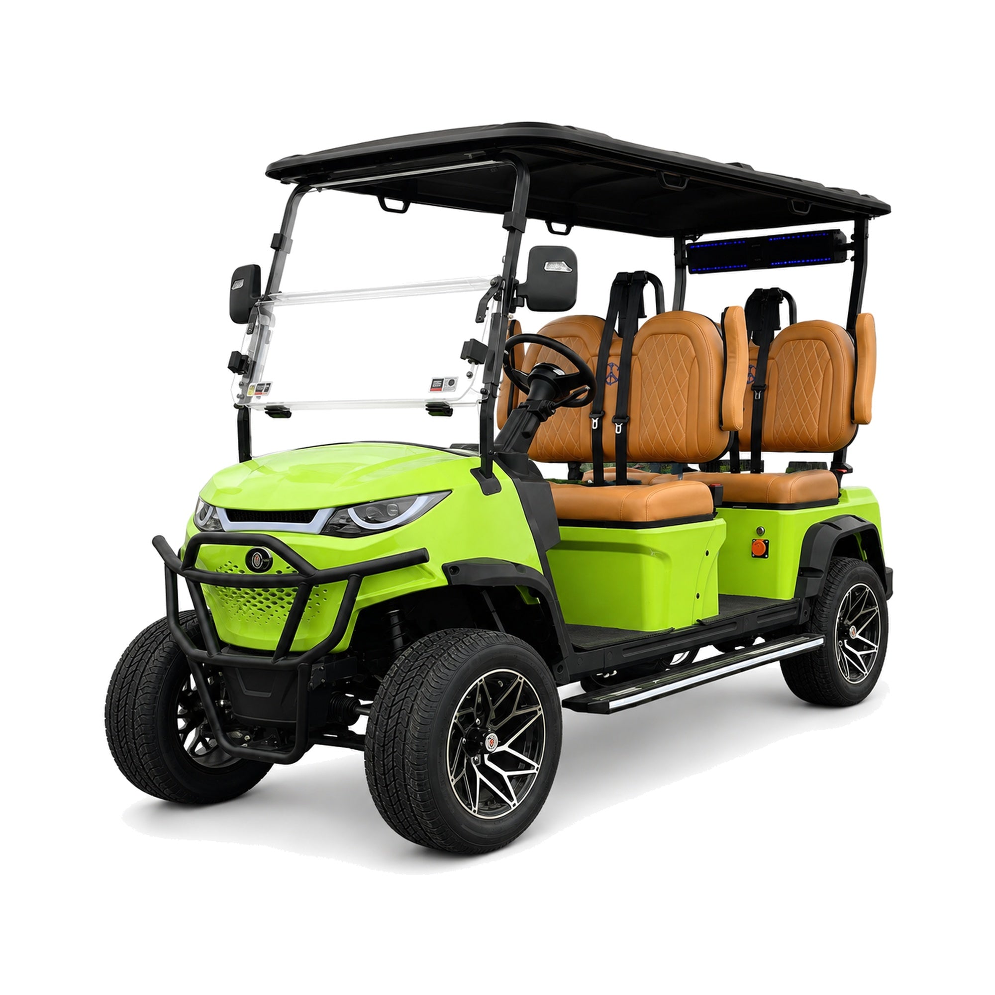 Suncart® MXV VOYAGER 4 Limited Edition – 4-Seater Electric Golf Cart | Passenger Cart | Resort Cart | Family Cart | (4+0) | Street Tire