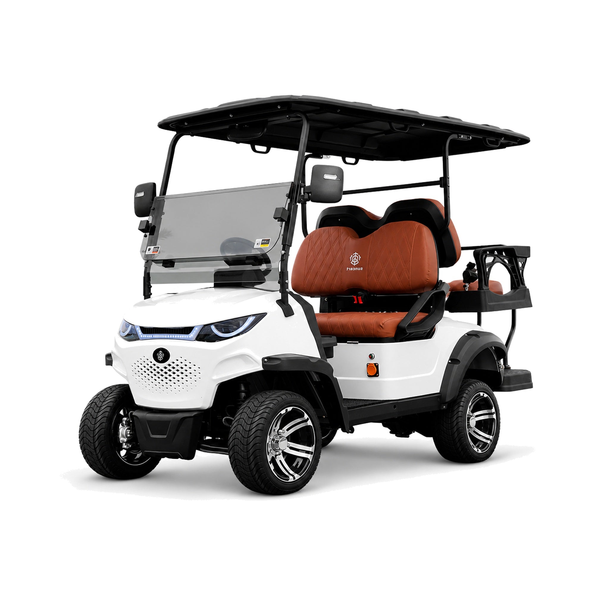 Suncart® MXV CRUISER 4 – 4-Seater Electric Golf Cart | Passenger Cart | Resort Cart | Family Cart | (2+2) | Street Tire
