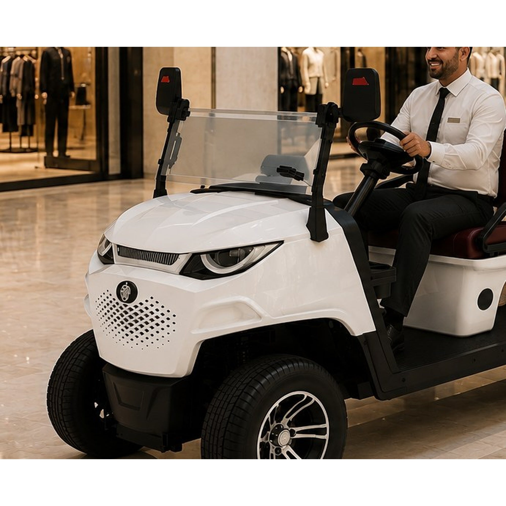 MXV Sovereign 8 Taxi Edition - White - front detail