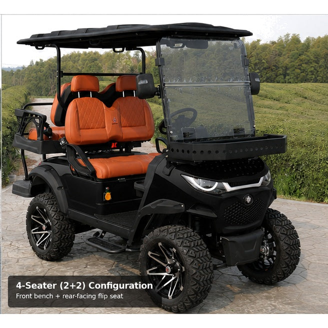 Suncart MXV Cruiser 4 Trail - Black - 4-seater 2+2 configuration