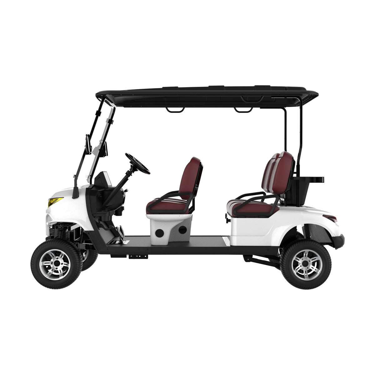 Suncart® MXV VOYAGER 4 – 4-Seater Electric Golf Cart | Passenger Cart | Resort Cart | Family Cart | (4+0) | Street Tire