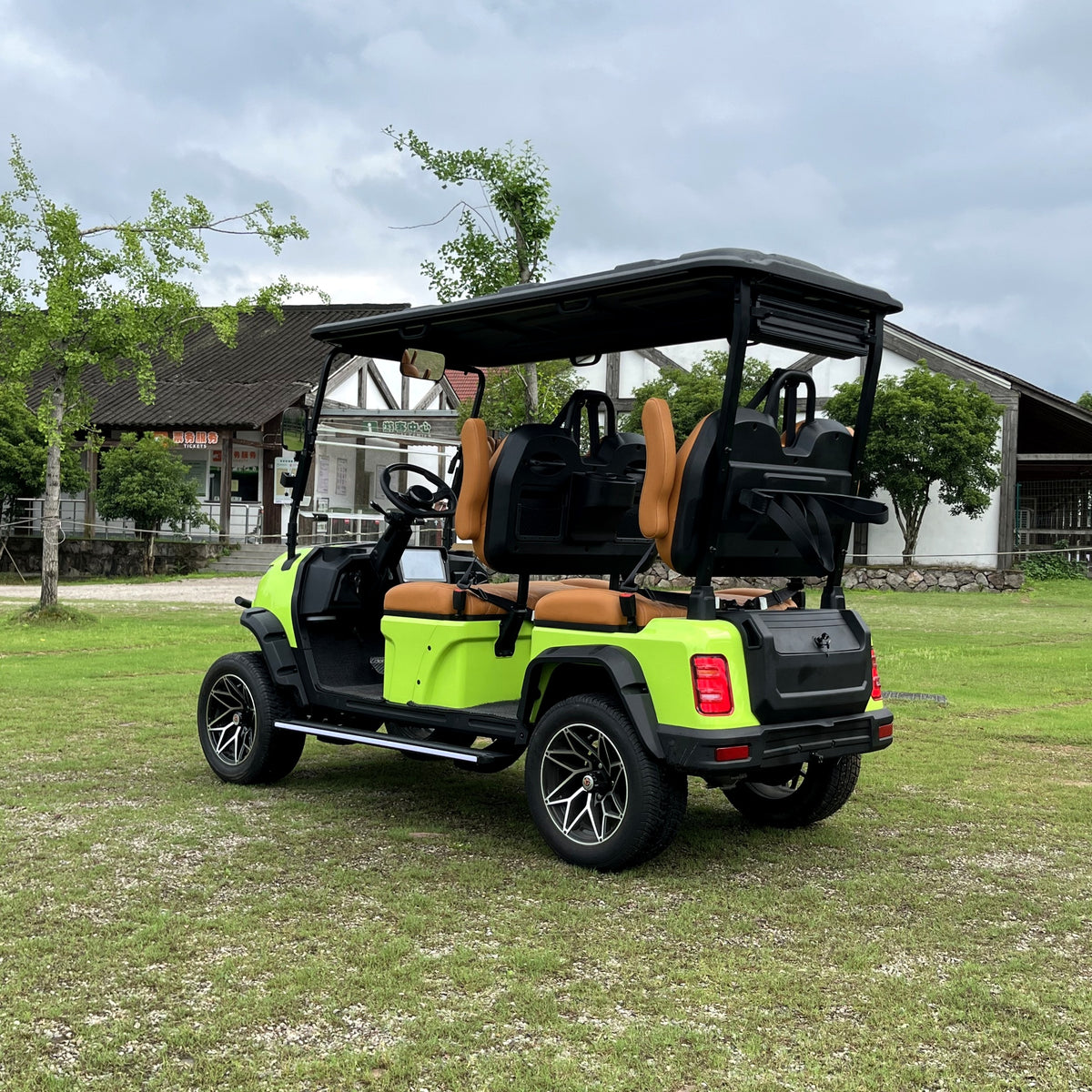Suncart® MXV VOYAGER 4 Limited Edition – 4-Seater Electric Golf Cart | Passenger Cart | Resort Cart | Family Cart | (4+0) | Street Tire