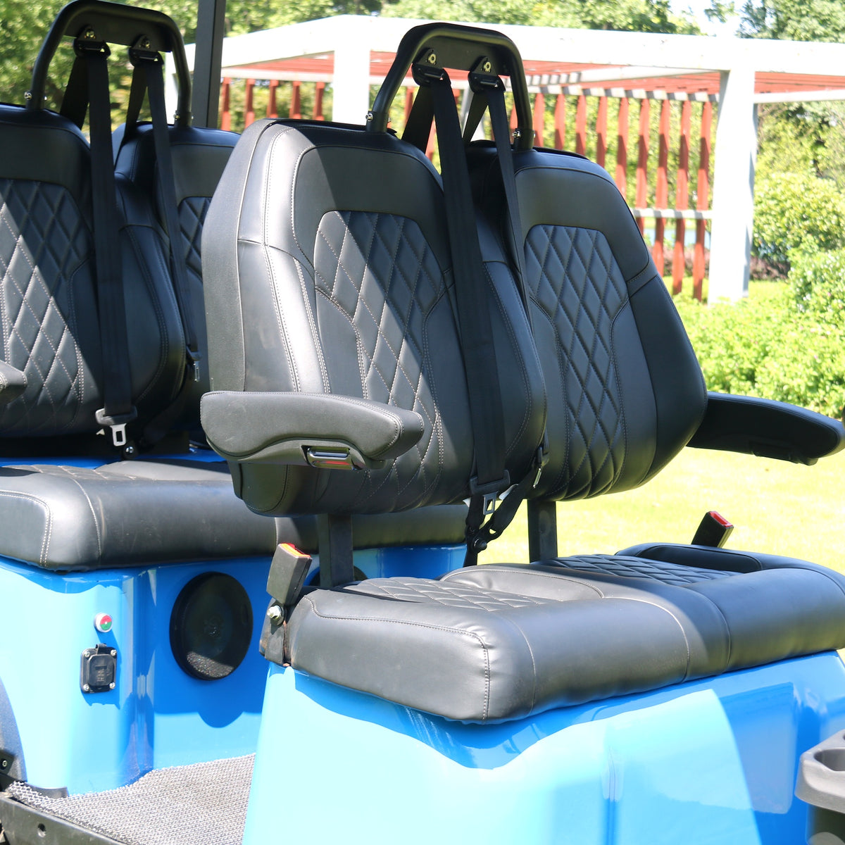 Suncart® MXV VOYAGER 4 Trail Limited Edition – 4-Seater Electric Lifted High Suspension Golf Cart | Passenger Cart | Resort Cart | Family Cart | Off-Road Tire