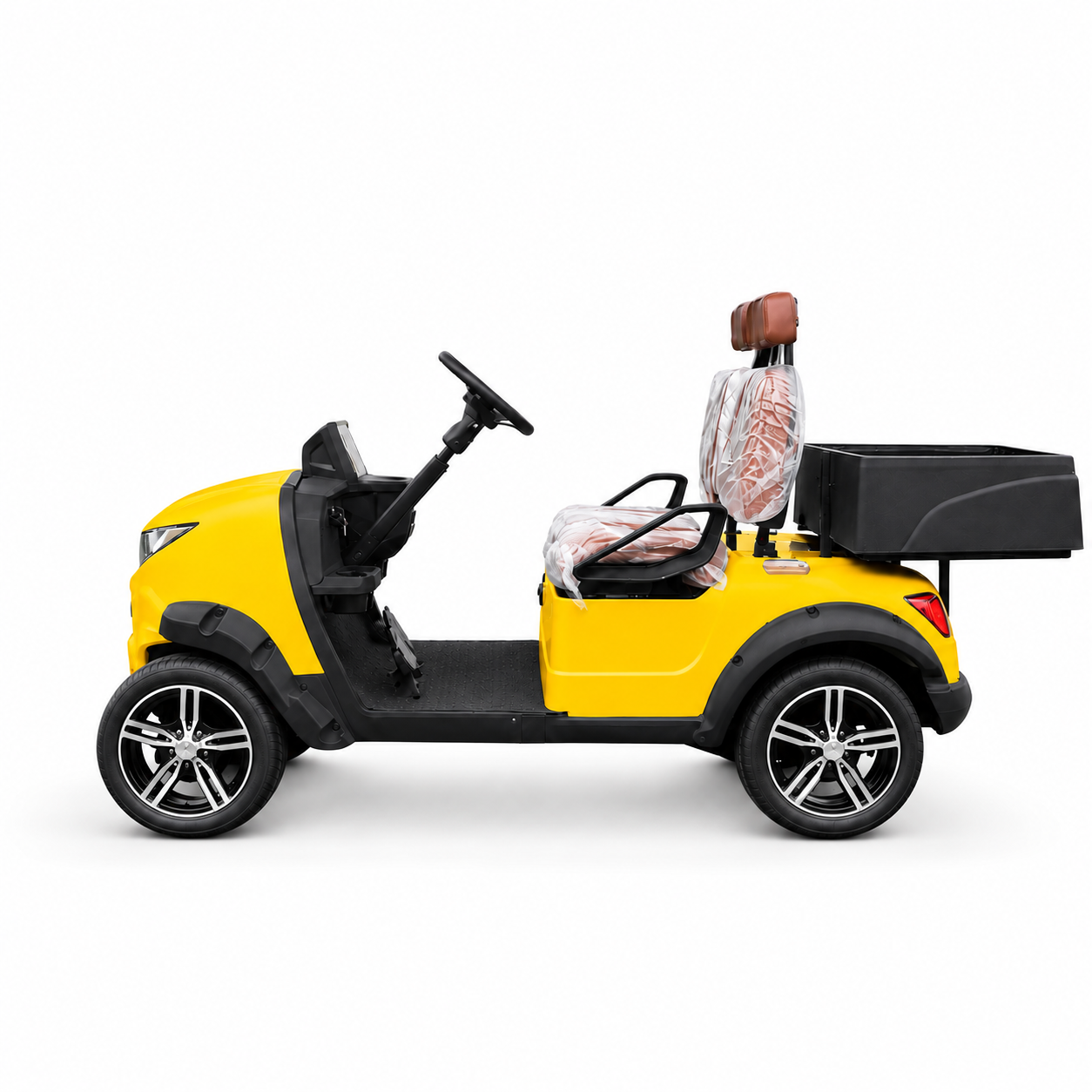 Suncart® MXV HAULER 2S Indoor Edition – 2-Seater Electric Utility Cart with Truck Bed | Street Tire