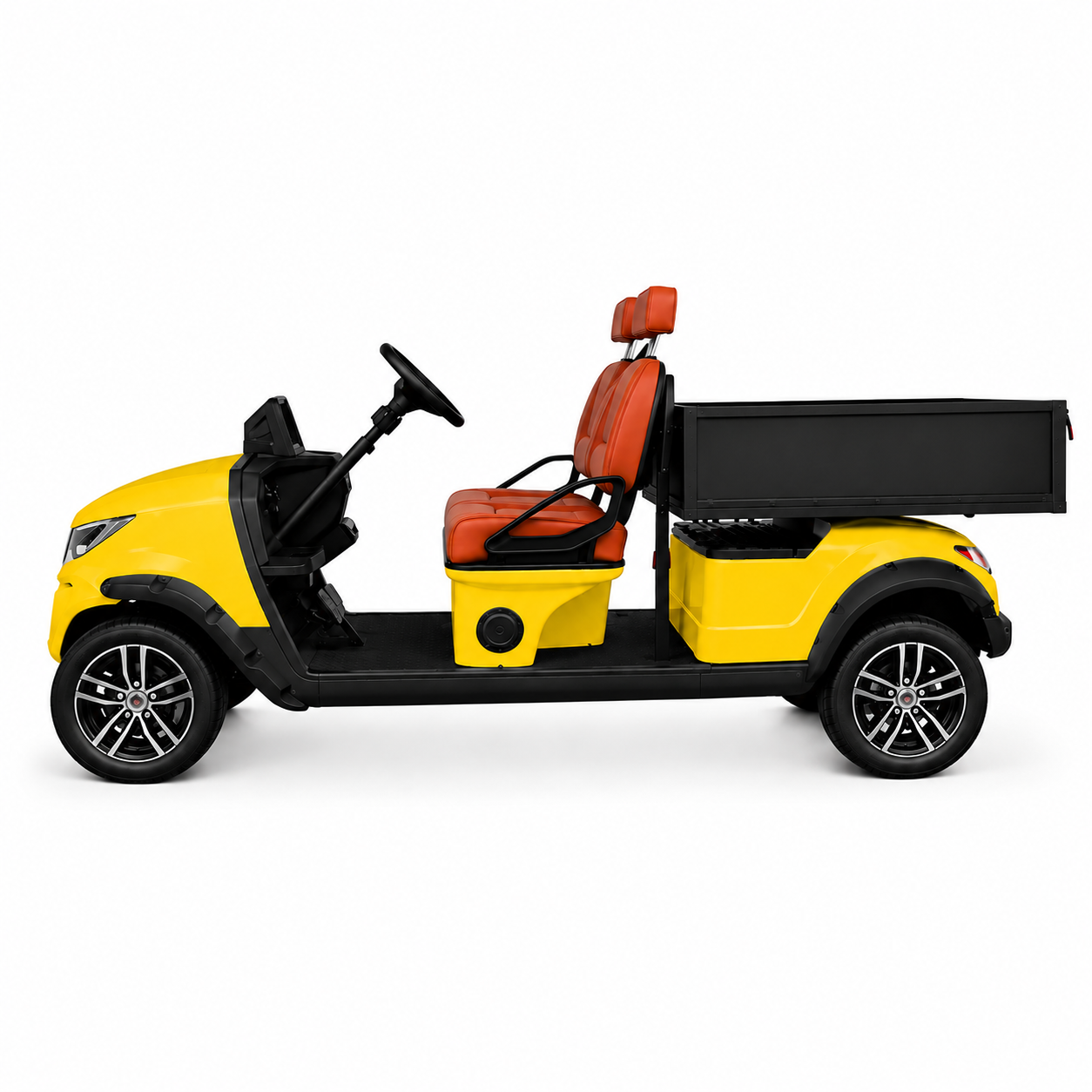 Suncart® MXV HAULER 2X Indoor Edition – 2-Seater Electric Utility Cart with Long Truck Bed | Street Tire