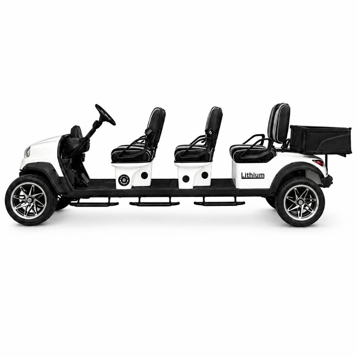 Suncart® MXV HAULER 6 Indoor Edition – 6-Seater Electric Utility Cart with Truck Bed | Street Tire