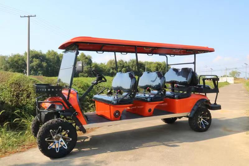 Suncart TXT Sovereign 8 - 8-Seater (6+2) Electric Golf Cart, angle 2 (Pre-Order)