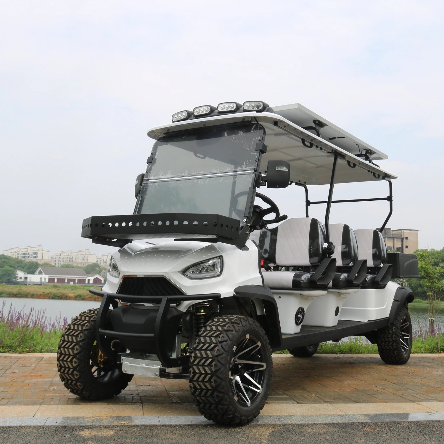6 Seater Off-Road High Suspension Golf Cart With Cargo Box