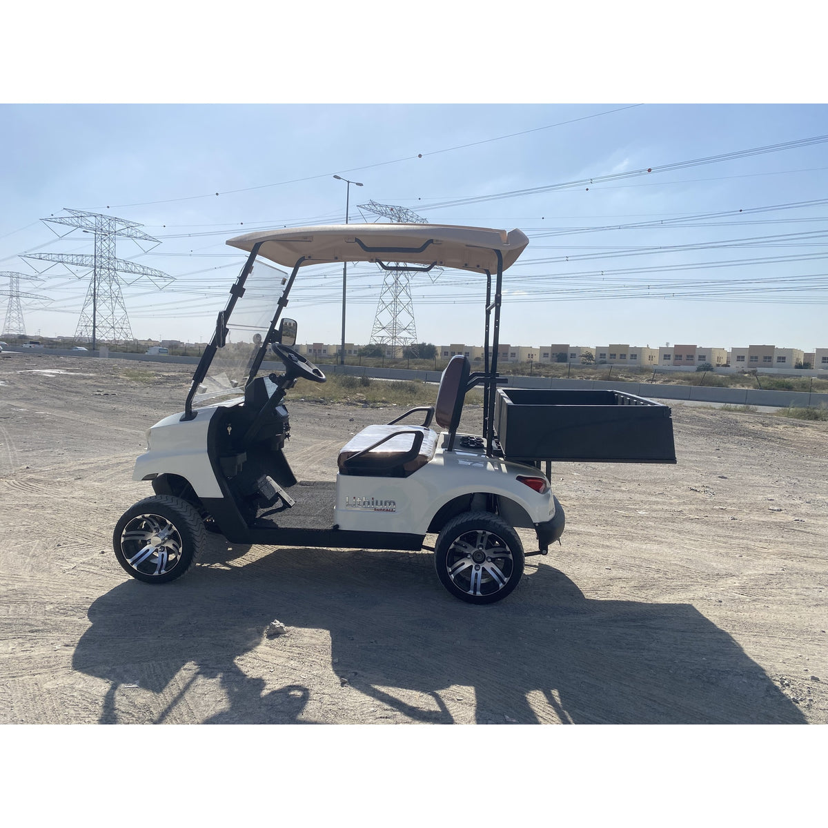 Suncart® MXV HAULER 2S – 2-Seater Electric Utility Cart with Truck Bed | Off-Road Tire