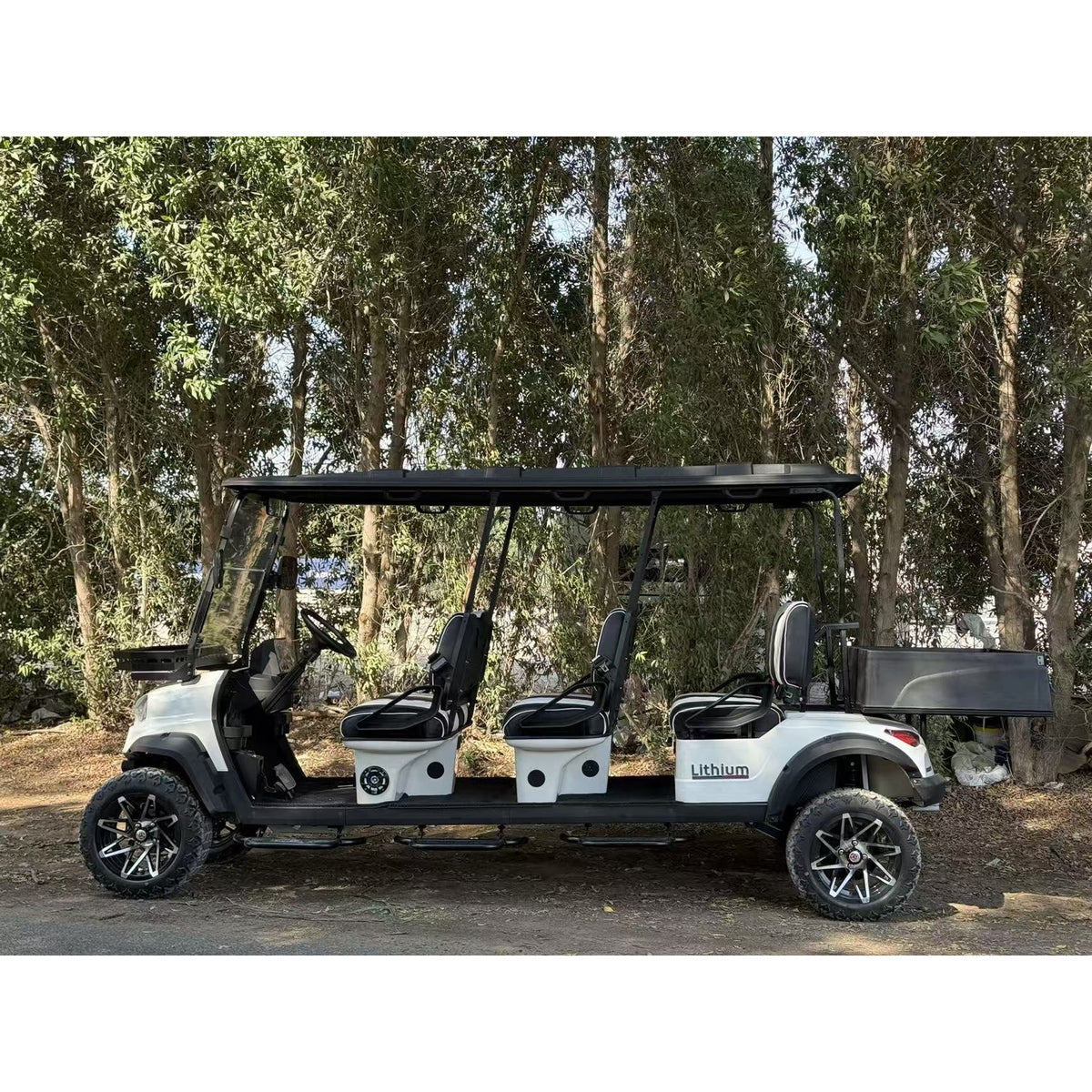 Suncart® MXV HAULER 6 – 6-Seater Electric Utility Cart with Truck Bed | Off-Road Tire