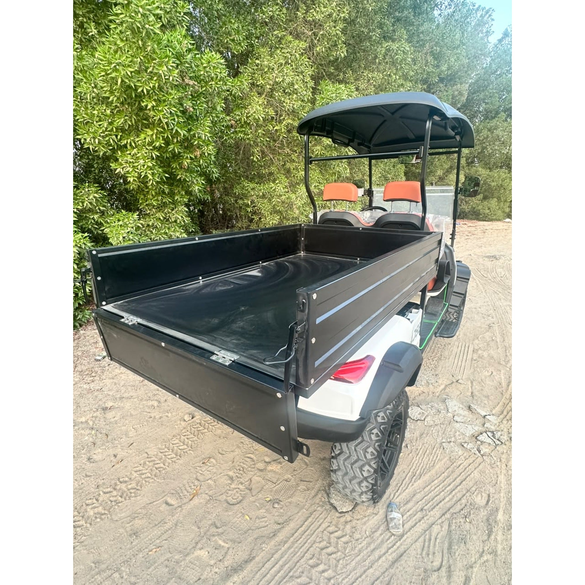 Suncart® MXV HAULER 2X – 2-Seater Electric Utility Cart with Long Truck Bed | Off-Road Tire