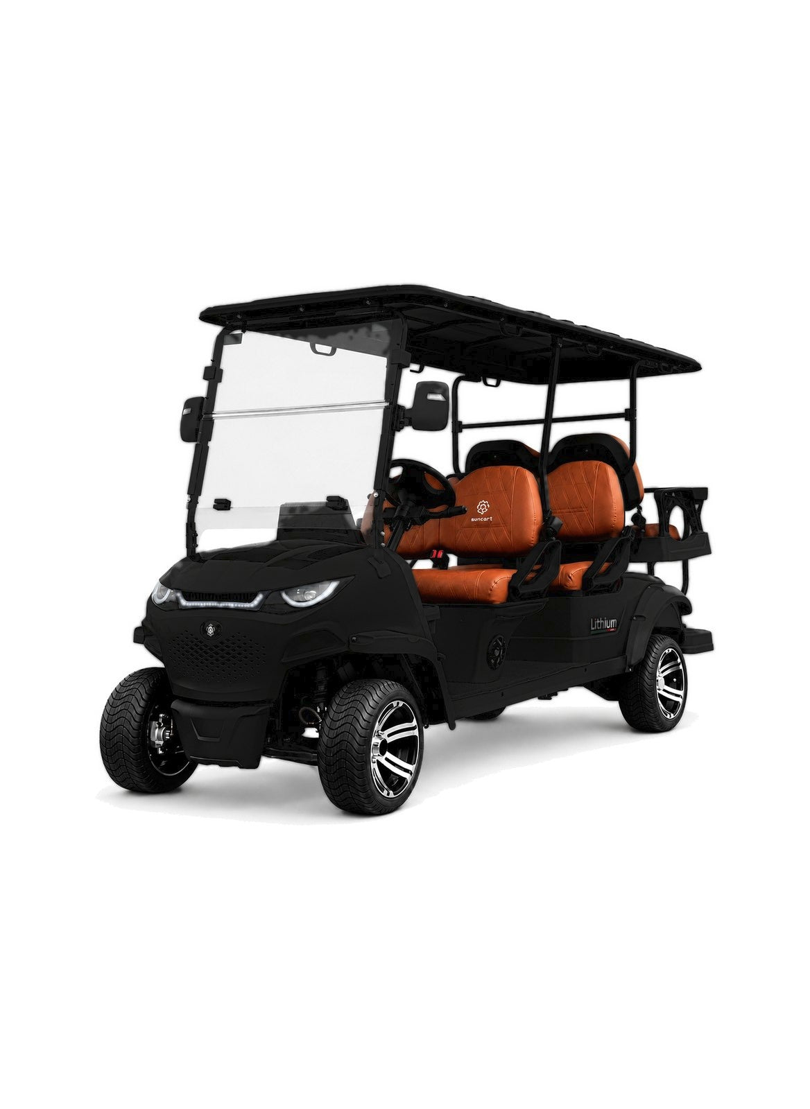 MXV Ranger 6 Black golf cart – hero