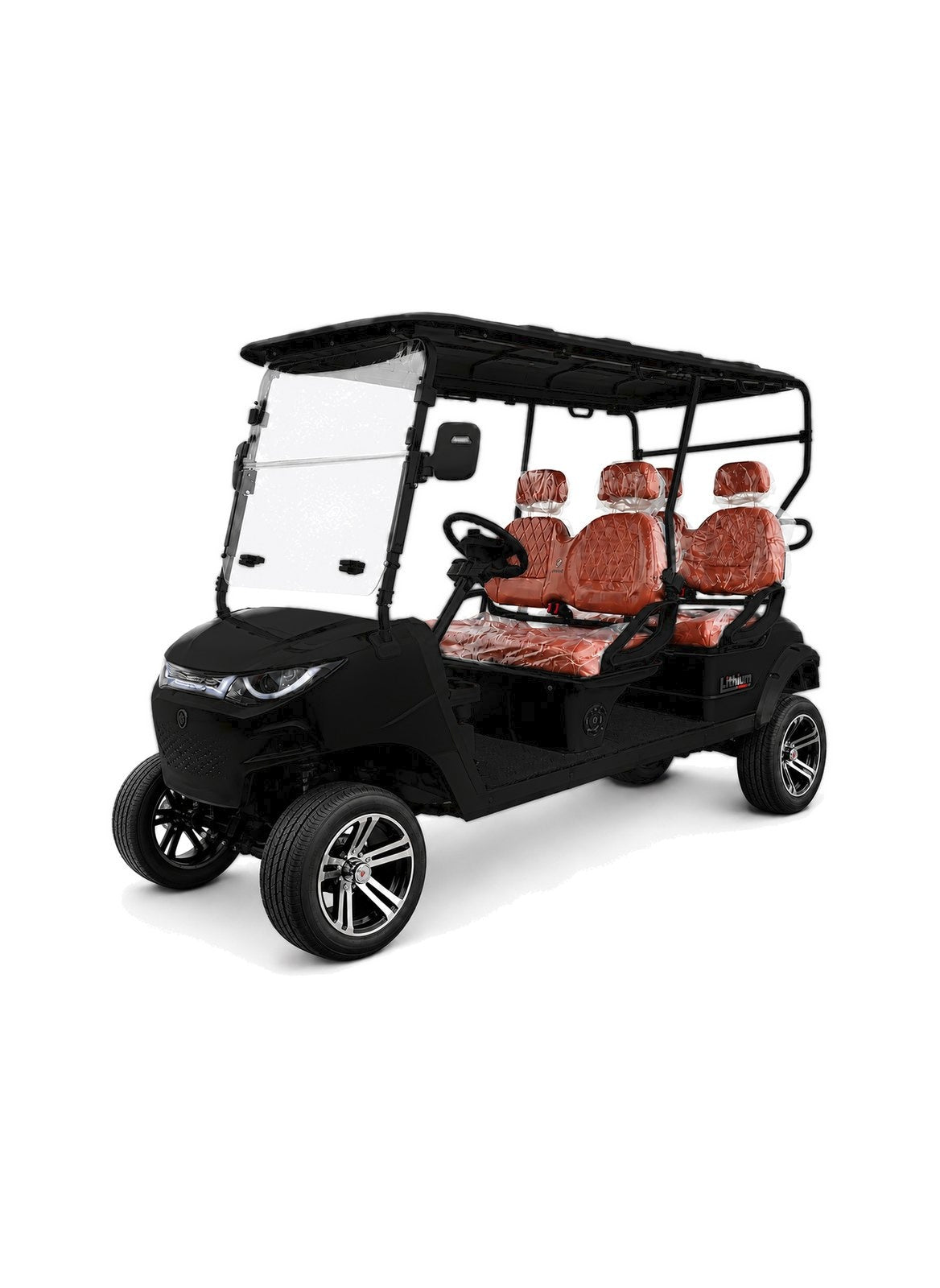 MXV Voyager 4 Black golf cart – hero