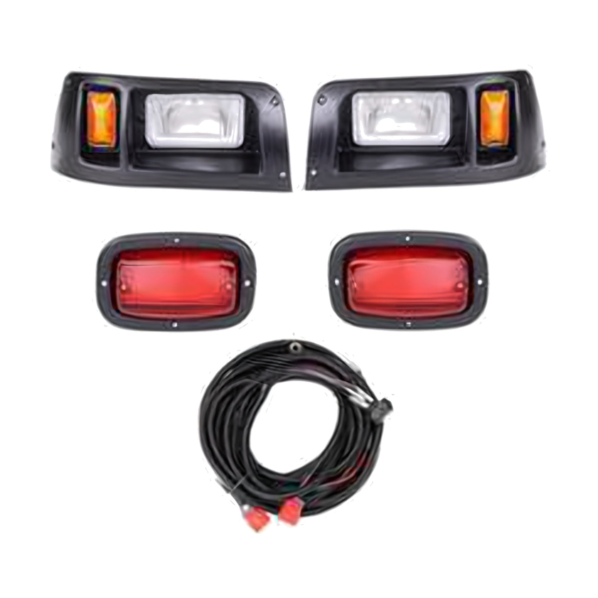 Club Car DS golf cart LED headlight & tail light kit