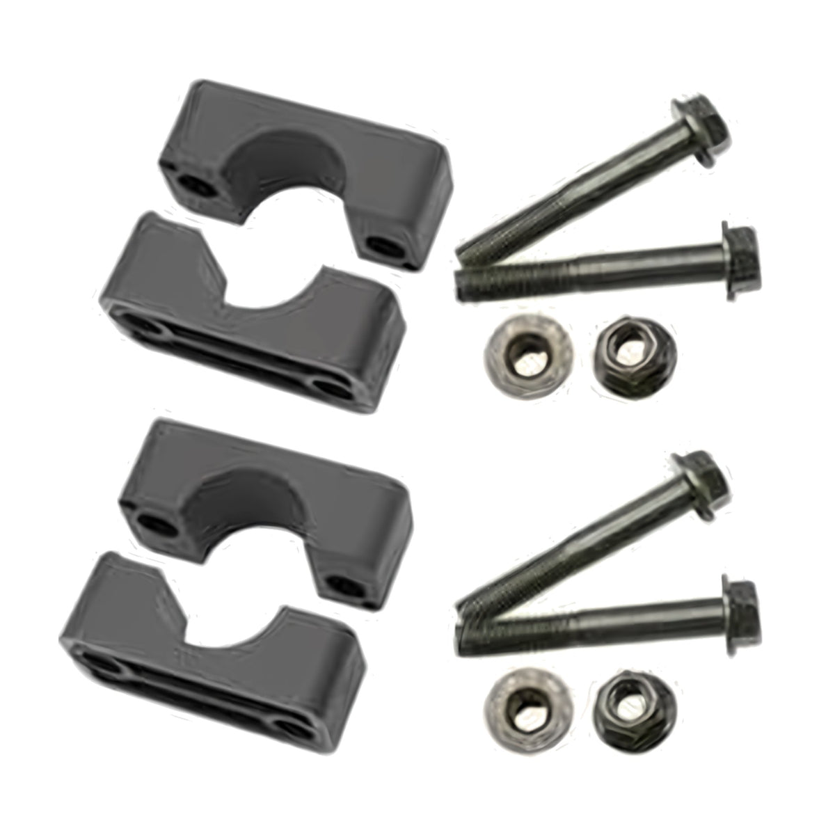 Club Car DS golf cart brake block mounting set with bolts & nuts