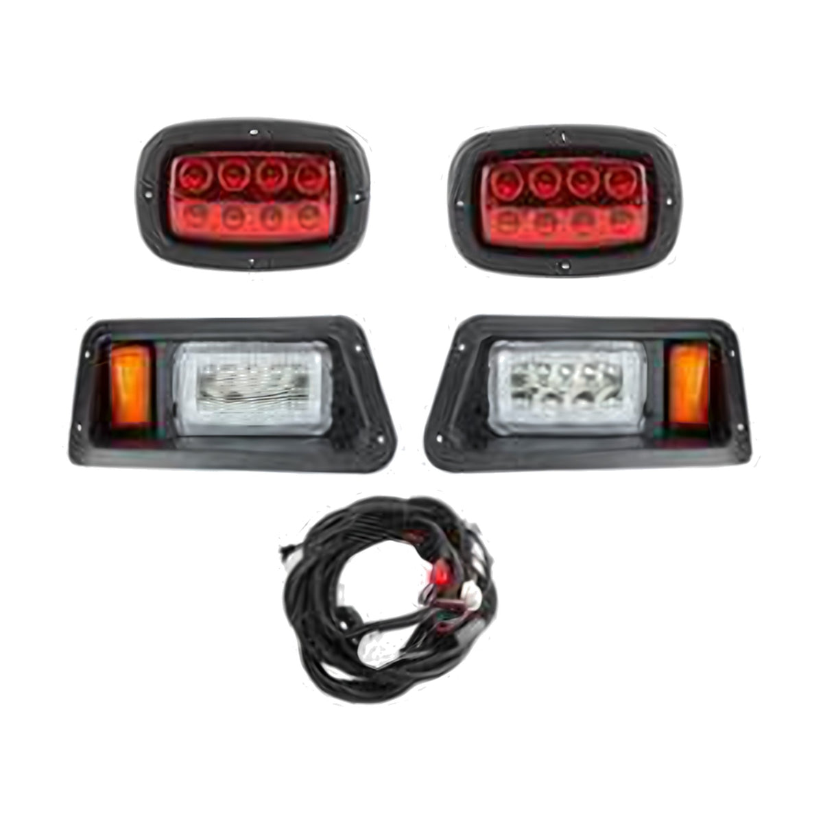 Yamaha golf cart LED headlight & tail light kit