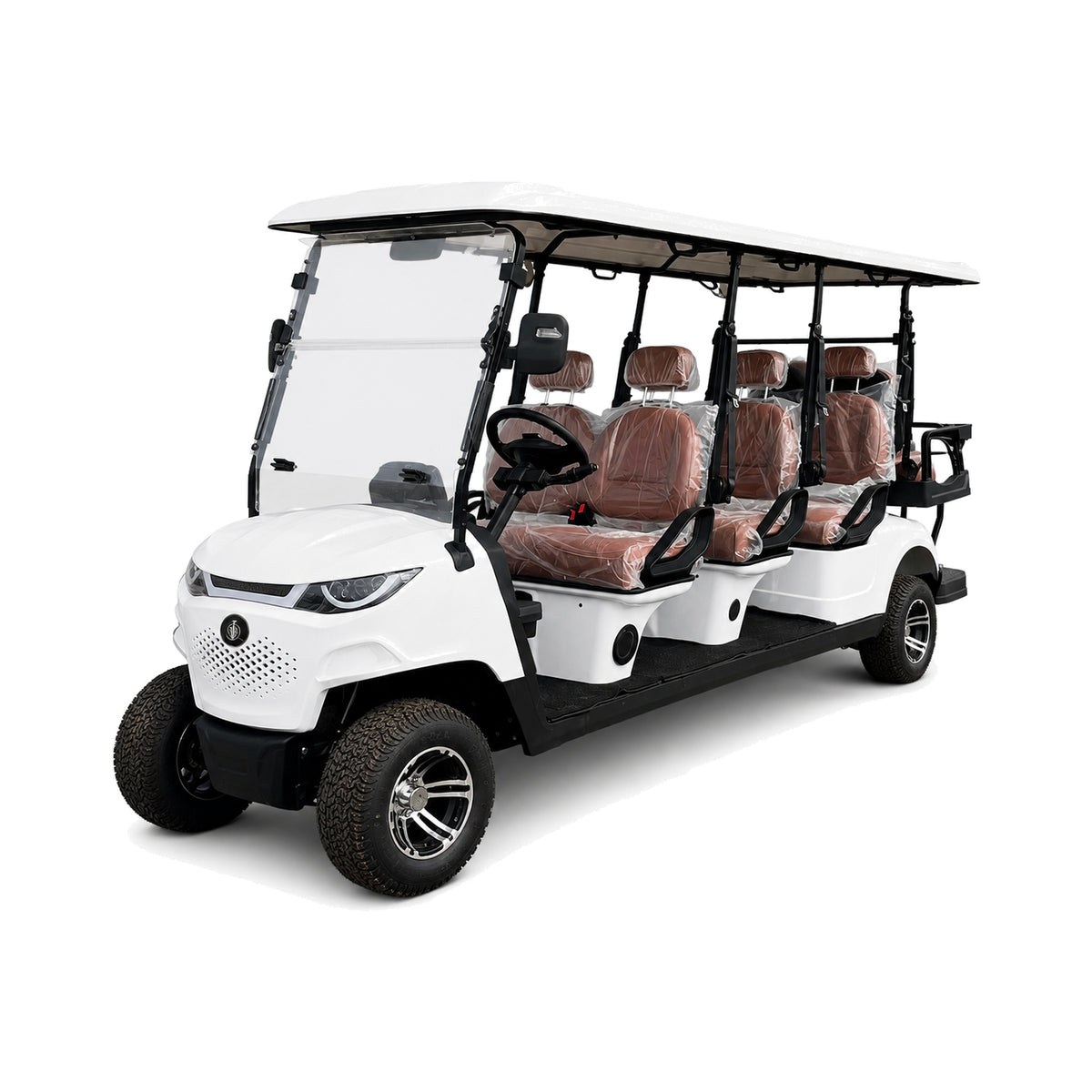 Suncart® MXV SOVEREIGN 8 – 8-Seater Electric Golf Cart | Passenger Cart | Resort Cart | Shuttle Cart | (6+2) | Street Tire