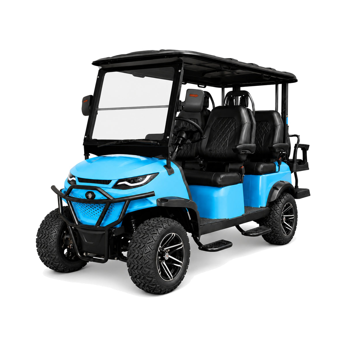 Suncart® MXV VOYAGER 4 Trail Limited Edition – 4-Seater Electric Lifted High Suspension Golf Cart | Passenger Cart | Resort Cart | Family Cart | Off-Road Tire