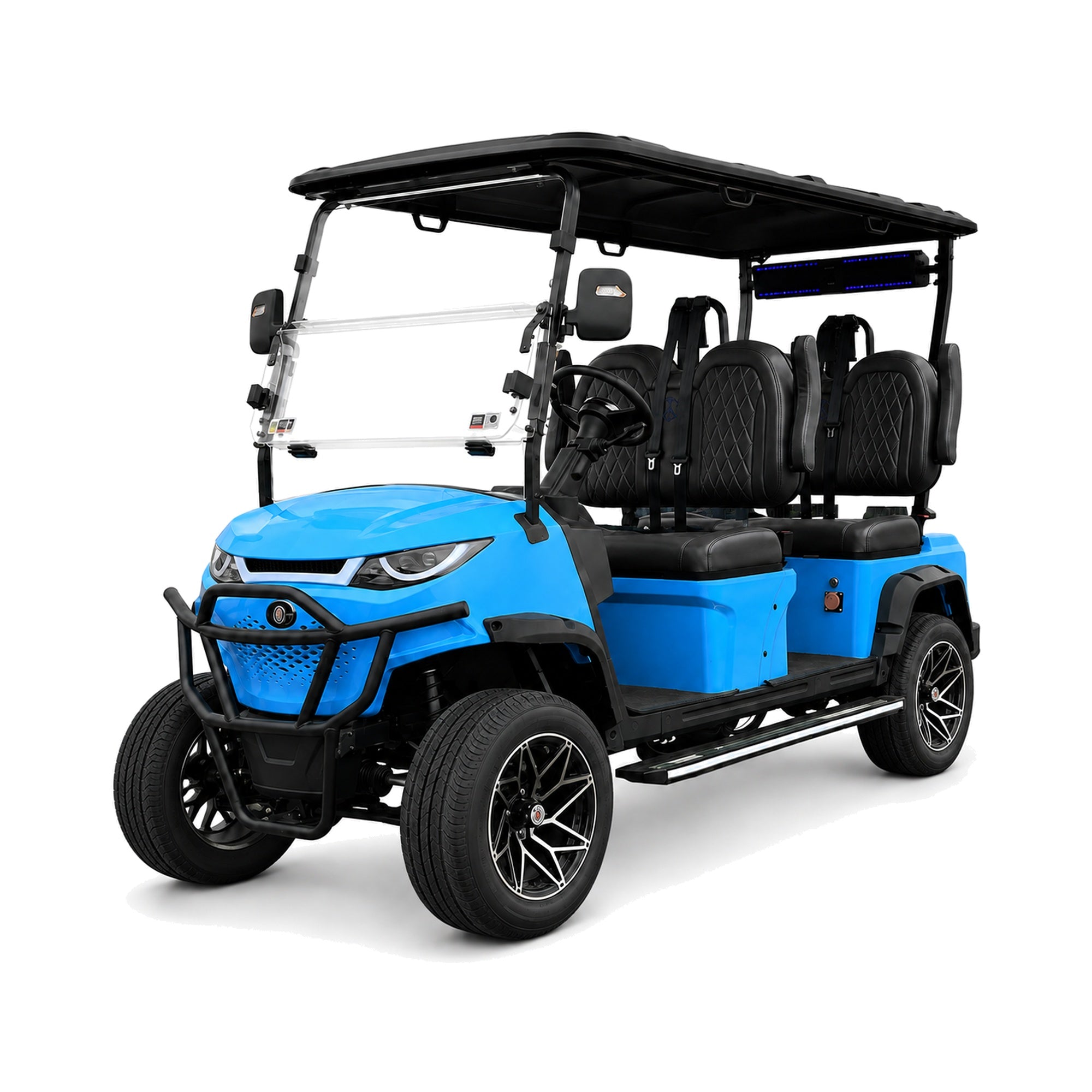 Suncart® MXV VOYAGER 4 Limited Edition – 4-Seater Electric Golf Cart | Passenger Cart | Resort Cart | Family Cart | (4+0) | Street Tire