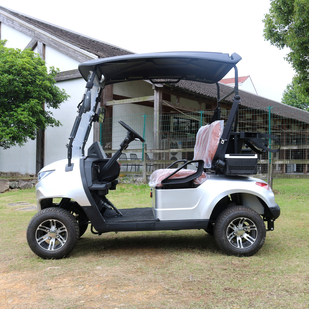 Suncart® MXV BREEZE 2 – 2-Seater Electric Golf Cart | Passenger Cart | Resort Cart | Community Cart | (2+0) | Street Tire