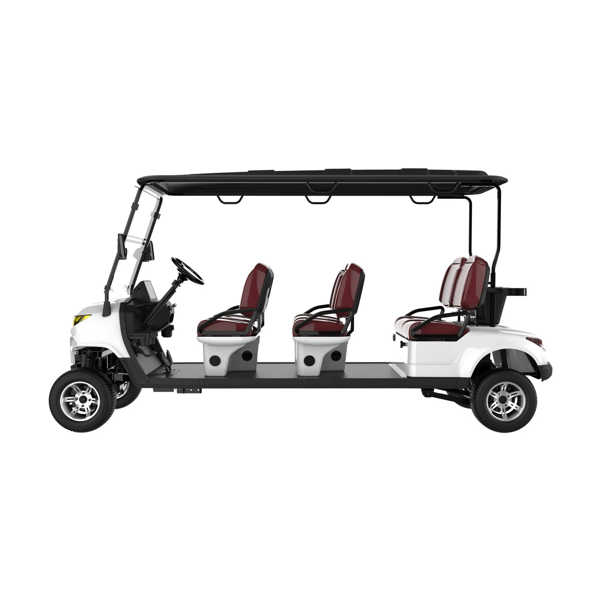 Suncart® MXV ENVOY 6 – 6-Seater Electric Golf Cart | Passenger Cart | Resort Cart | Shuttle Cart | (6+0) | Street Tire