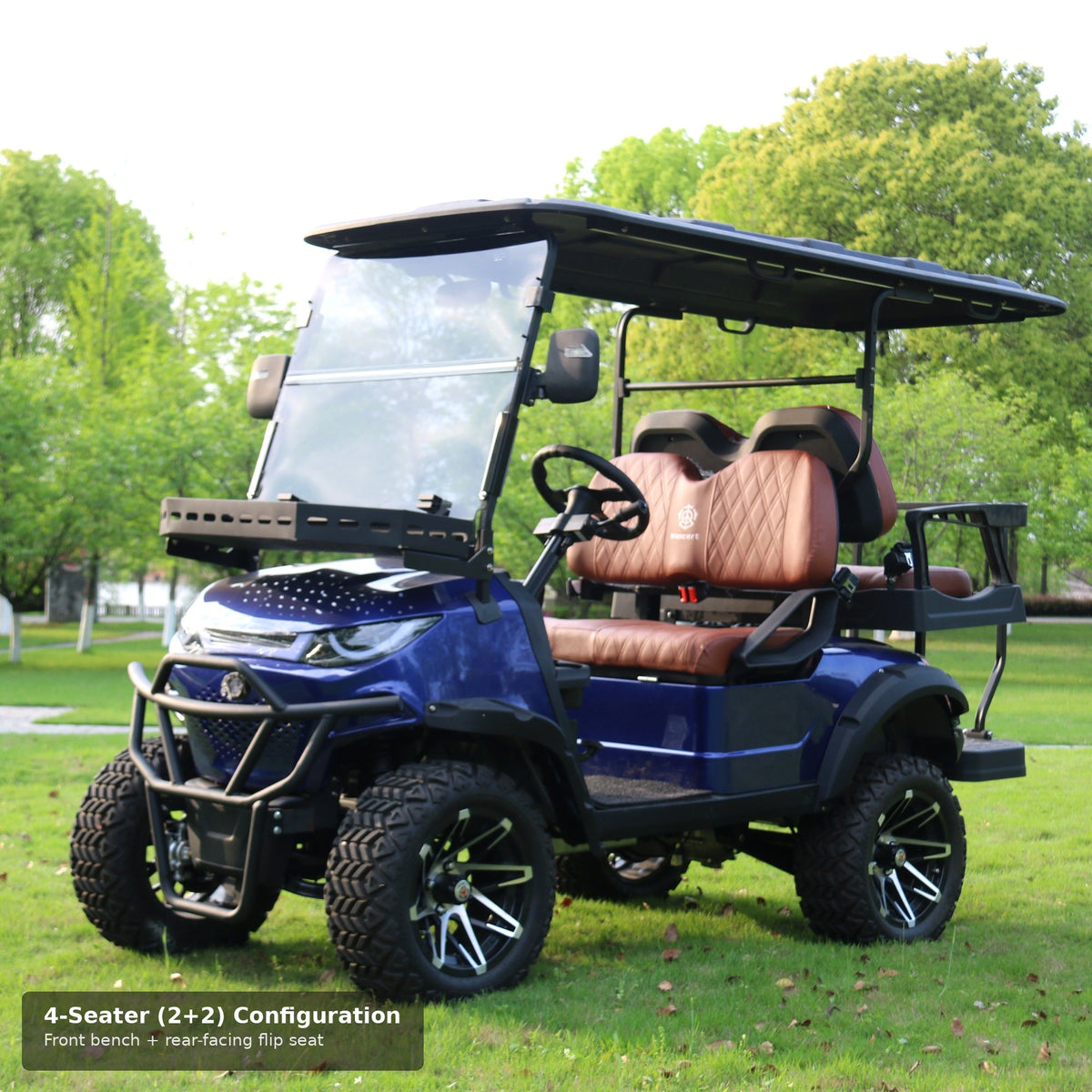 Suncart MXV Cruiser 4 Trail - Blue - 4-seater 2+2 configuration