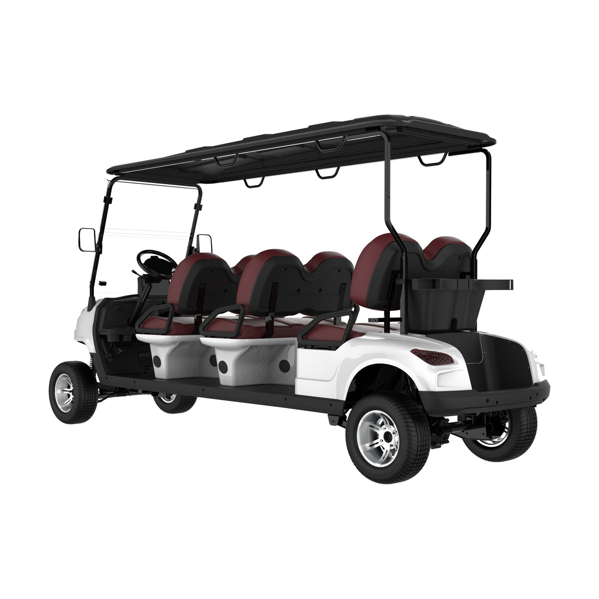 Suncart® MXV ENVOY 6 – 6-Seater Electric Golf Cart | Passenger Cart | Resort Cart | Shuttle Cart | (6+0) | Street Tire
