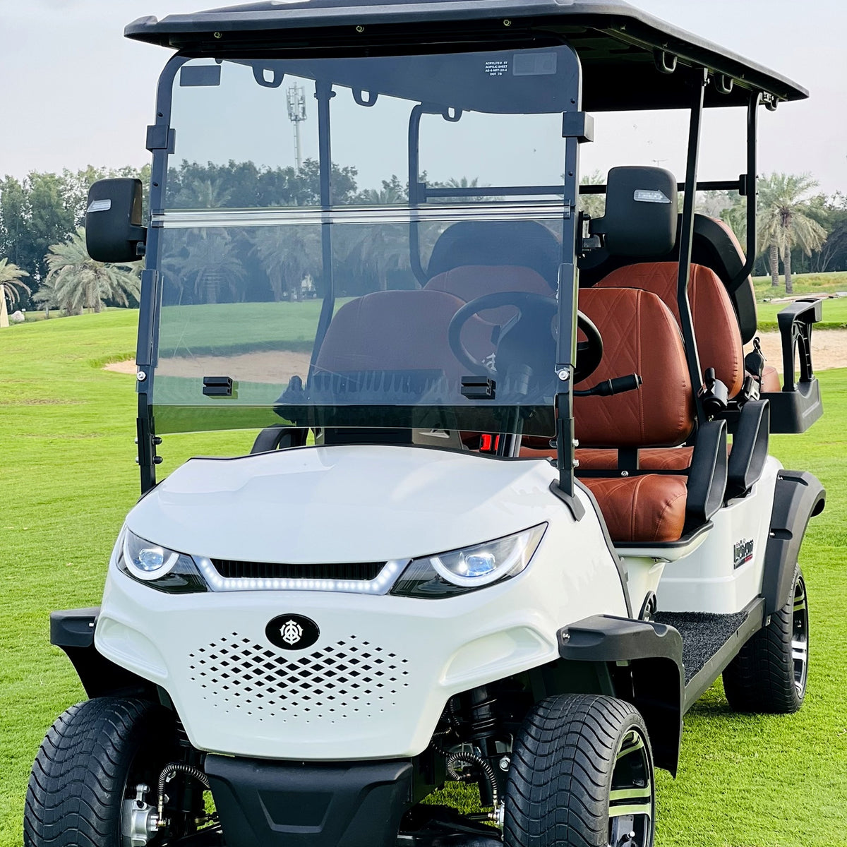 Suncart® MXV RANGER 6 – 6-Seater Electric Golf Cart | Passenger Cart | Resort Cart | Shuttle Cart | (4+2) | Street Tire