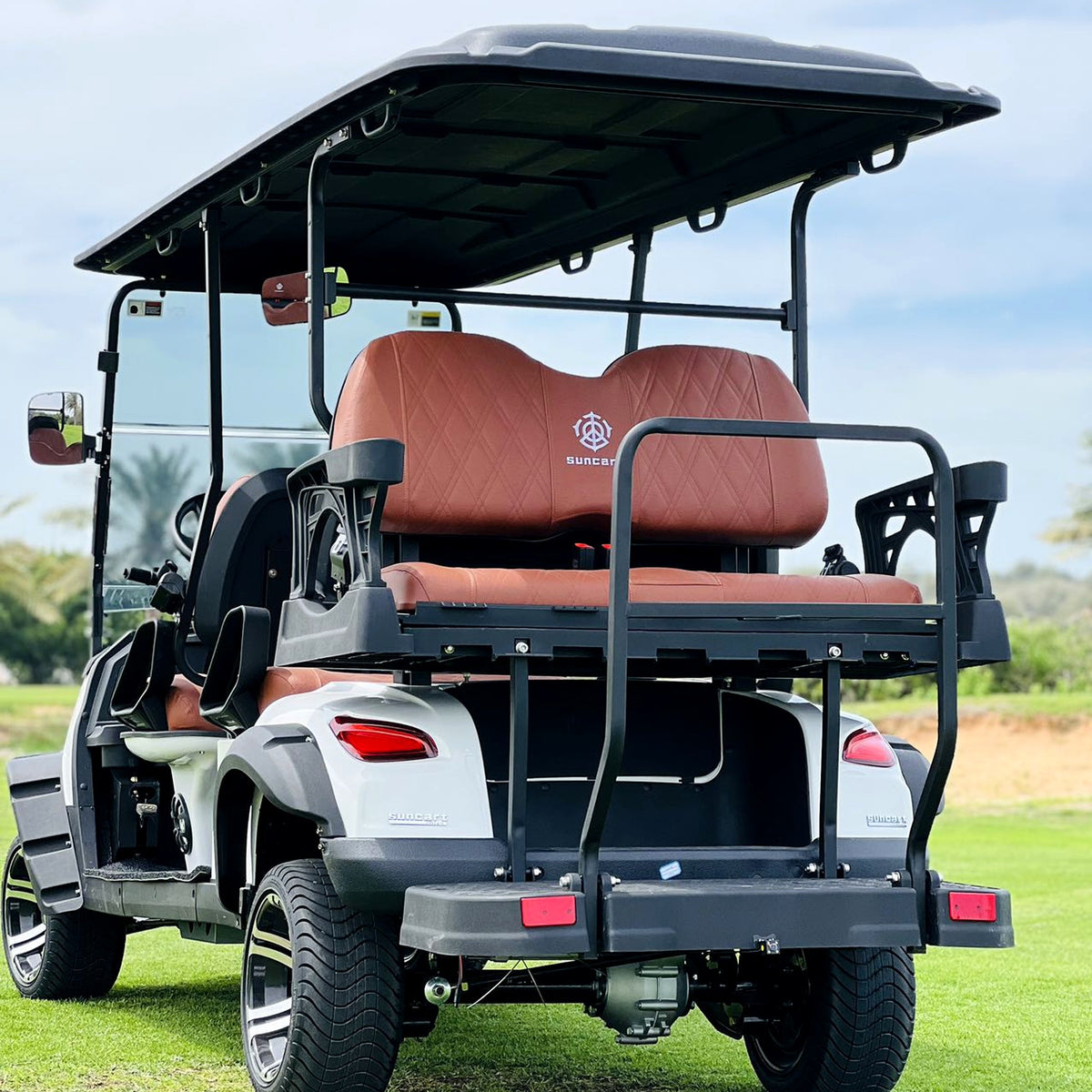 Suncart® MXV RANGER 6 – 6-Seater Electric Golf Cart | Passenger Cart | Resort Cart | Shuttle Cart | (4+2) | Street Tire