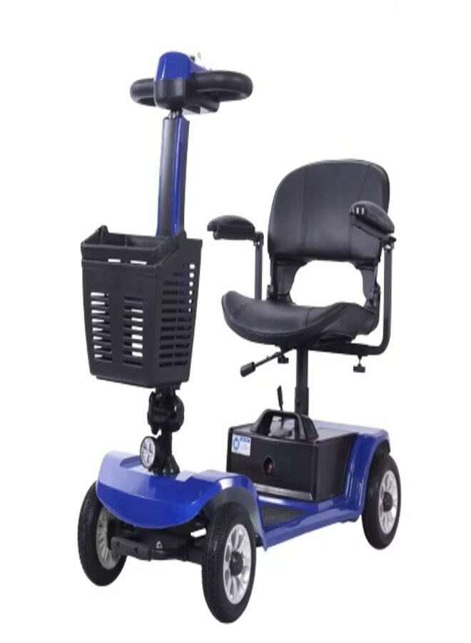 suncart® KingKong (S-02) Pro Electric Mobility Scooter – 250W Motor, 24V20AH Battery, 35KM Range, 120KG Load, 8" Solid Tires, Magnetic Brake – CE/FDA Certified