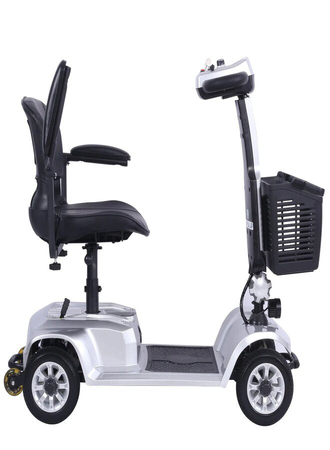 suncart® KingKong (S-02) Electric Mobility Scooter for Adults – 250W Motor, 24V12AH Battery, 25KM Range, 120KG Load, 8" Solid Tires, Magnetic Brake – CE/FDA Certified