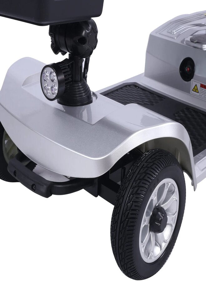 suncart® KingKong (S-02) Electric Mobility Scooter for Adults – 250W Motor, 24V12AH Battery, 25KM Range, 120KG Load, 8" Solid Tires, Magnetic Brake – CE/FDA Certified