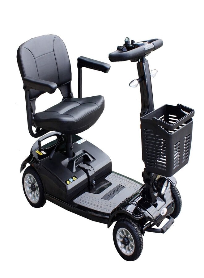 suncart® Luxury (S-03) Electric Mobility Scooter – 250W Motor, 24V20AH Battery, 35KM Range, 150KG Load, Front 8" + Rear 9" Tires, Magnetic Brake – CE/FDA Certified