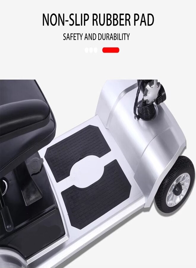 suncart® KingKong (S-02) Electric Mobility Scooter for Adults – 250W Motor, 24V12AH Battery, 25KM Range, 120KG Load, 8" Solid Tires, Magnetic Brake – CE/FDA Certified