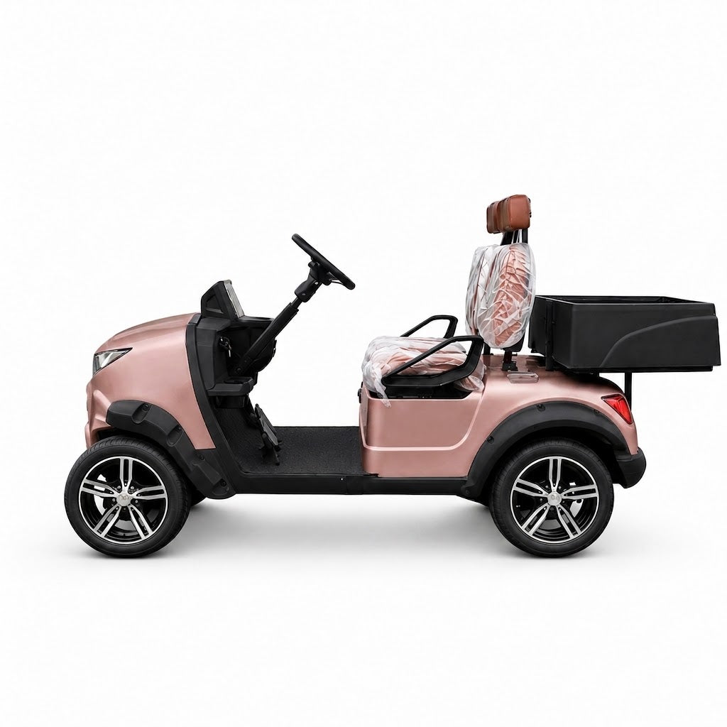 Suncart® MXV HAULER 2S Indoor Edition – 2-Seater Electric Utility Cart with Truck Bed | Street Tire