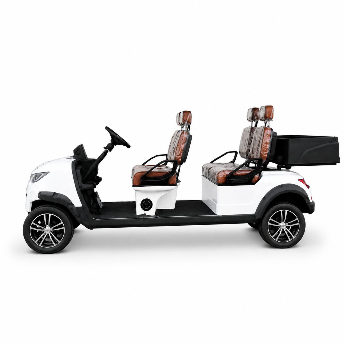 Suncart® MXV HAULER 4 Indoor Edition – 4-Seater Electric Utility Cart with Truck Bed | Street Tire