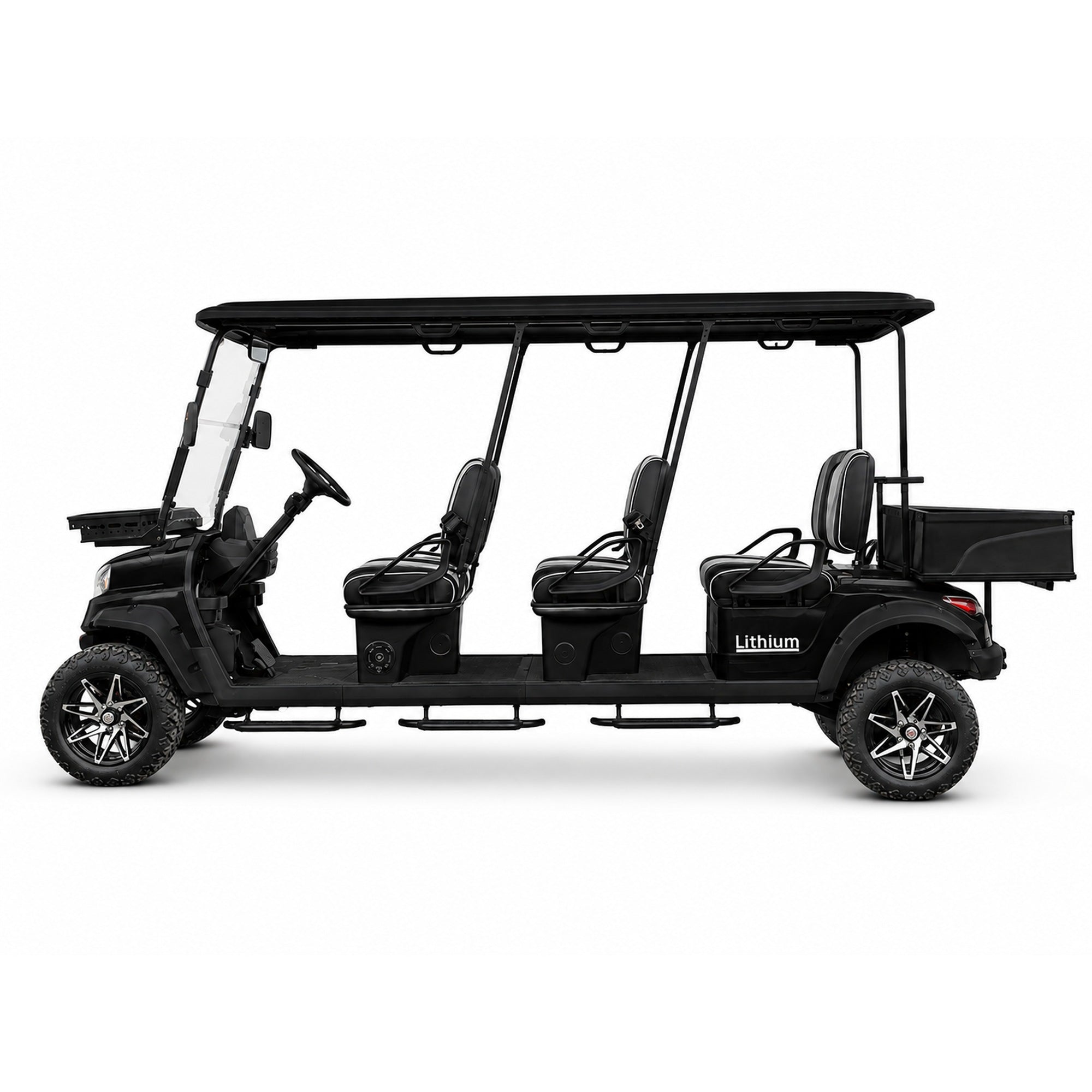 Suncart® MXV HAULER 6 – 6-Seater Electric Utility Cart with Truck Bed | Off-Road Tire