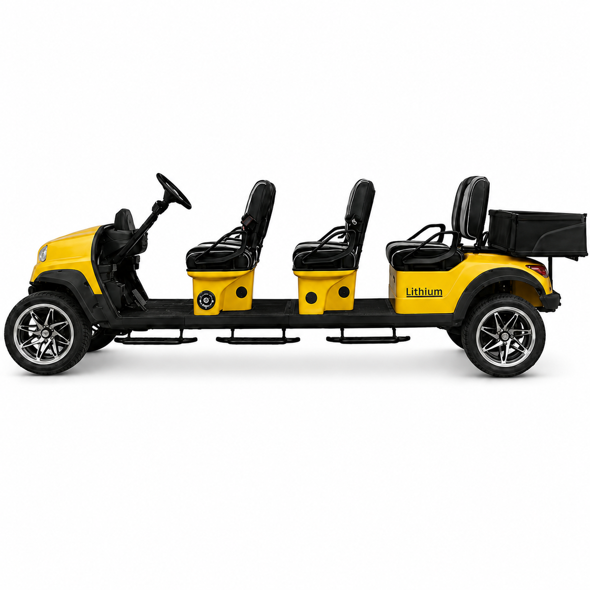 Suncart® MXV HAULER 6 Indoor Edition – 6-Seater Electric Utility Cart with Truck Bed | Street Tire