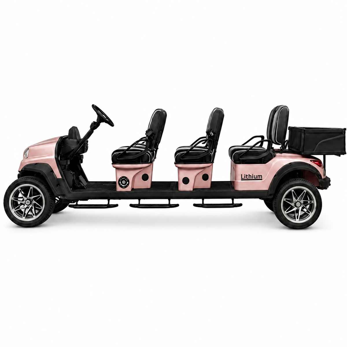 Suncart® MXV HAULER 6 Indoor Edition – 6-Seater Electric Utility Cart with Truck Bed | Street Tire
