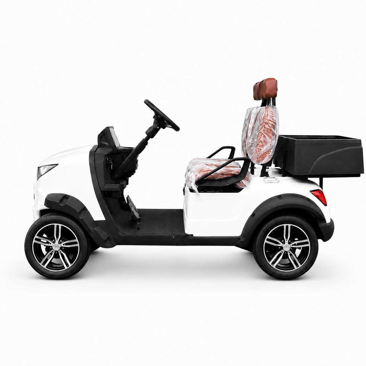 Suncart® MXV HAULER 2S Indoor Edition – 2-Seater Electric Utility Cart with Truck Bed | Street Tire