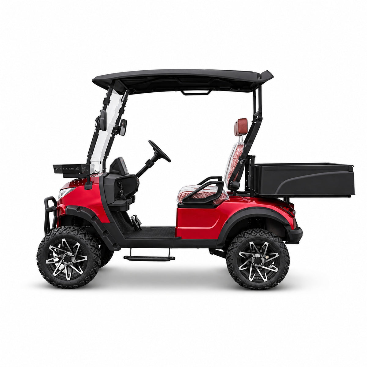 Suncart® MXV HAULER 2S – 2-Seater Electric Utility Cart with Truck Bed | Off-Road Tire