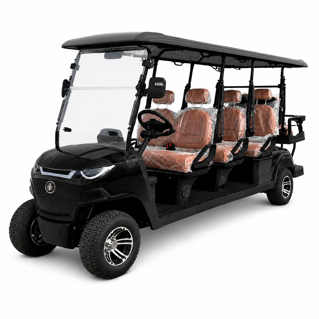 Suncart® MXV SOVEREIGN 8 – 8-Seater Electric Golf Cart | Passenger Cart | Resort Cart | Shuttle Cart | (6+2) | Street Tire