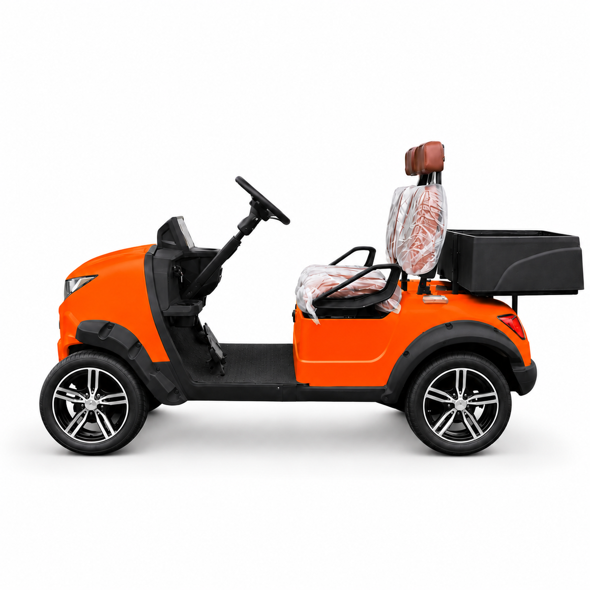 Suncart® MXV HAULER 2S Indoor Edition – 2-Seater Electric Utility Cart with Truck Bed | Street Tire