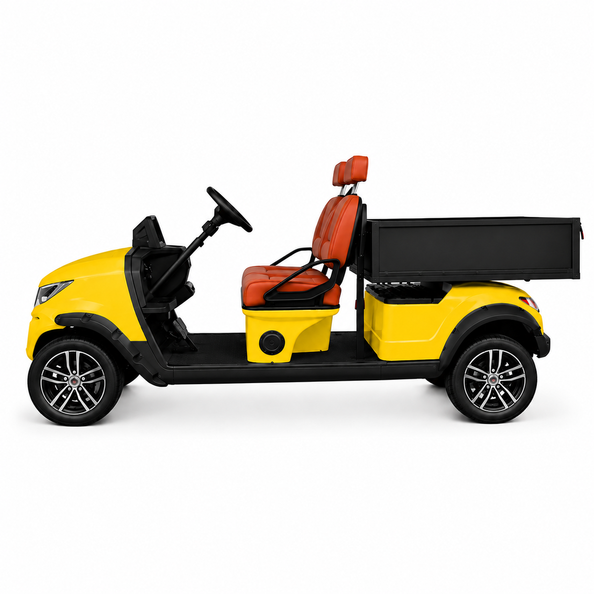 Suncart® MXV HAULER 2X Indoor Edition – 2-Seater Electric Utility Cart with Long Truck Bed | Street Tire