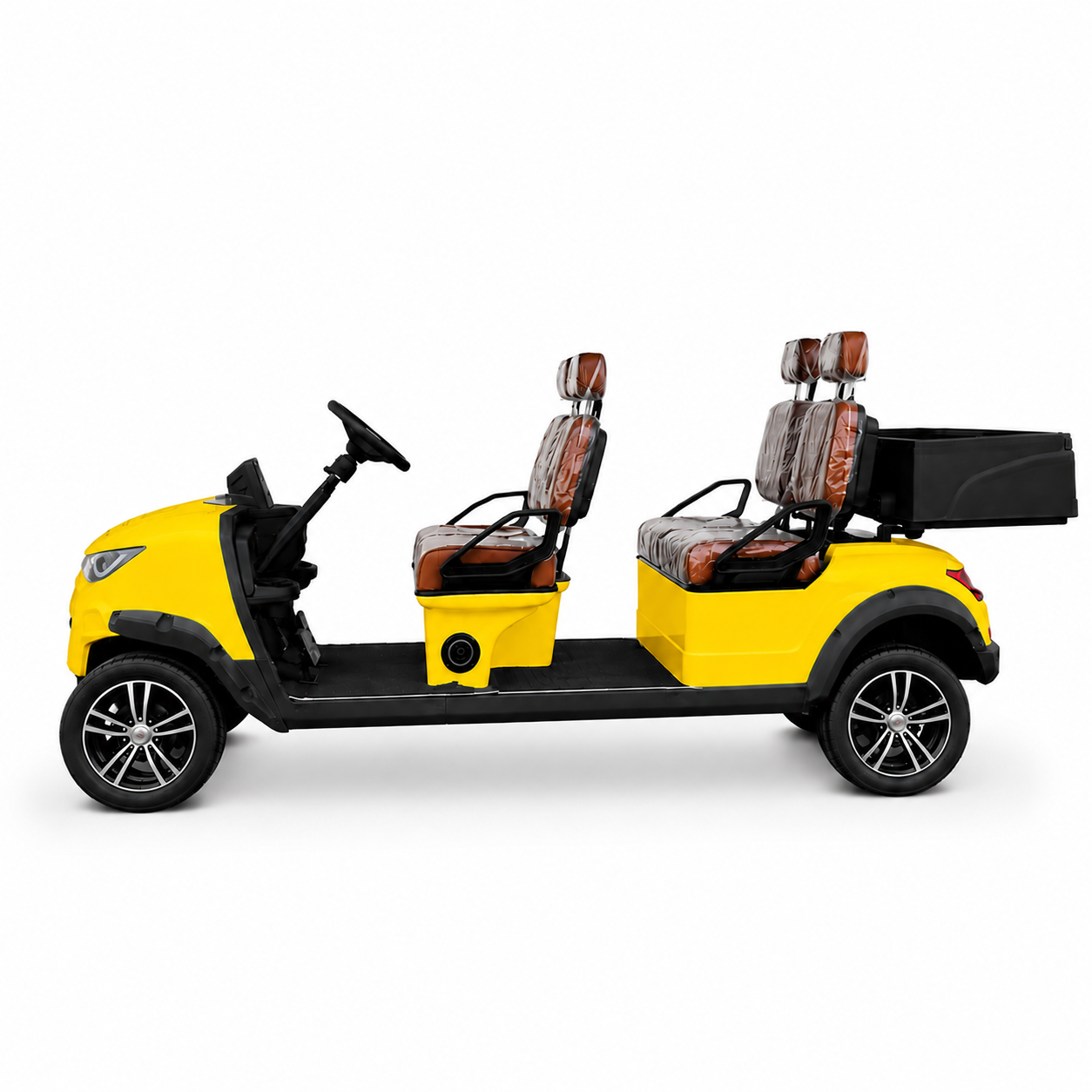 Suncart® MXV HAULER 4 Indoor Edition – 4-Seater Electric Utility Cart with Truck Bed | Street Tire