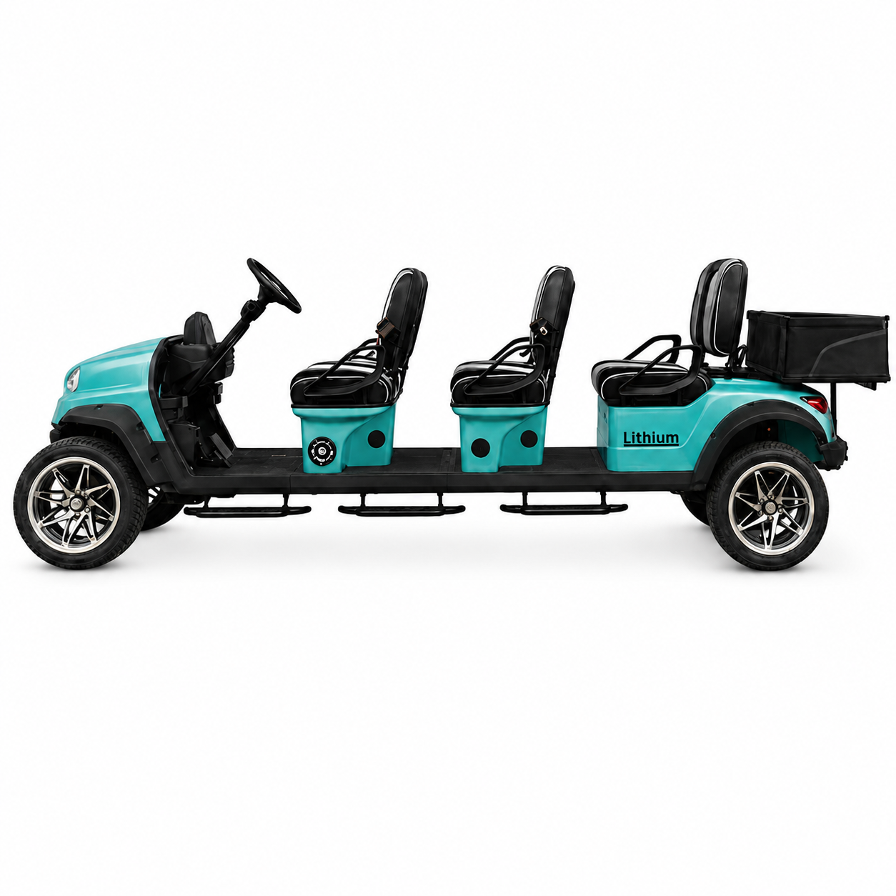 Suncart® MXV HAULER 6 Indoor Edition – 6-Seater Electric Utility Cart with Truck Bed | Street Tire