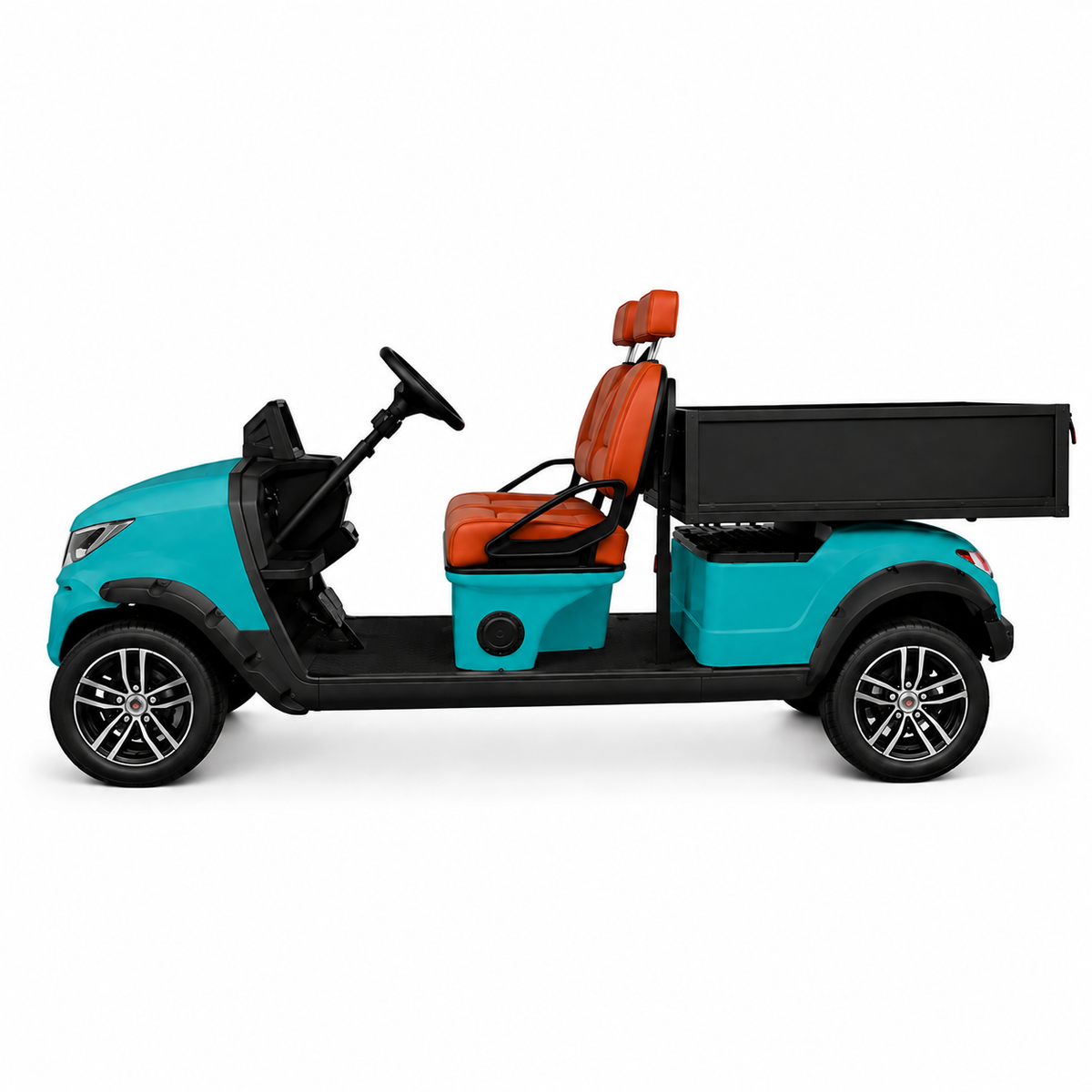 Suncart® MXV HAULER 2X Indoor Edition – 2-Seater Electric Utility Cart with Long Truck Bed | Street Tire