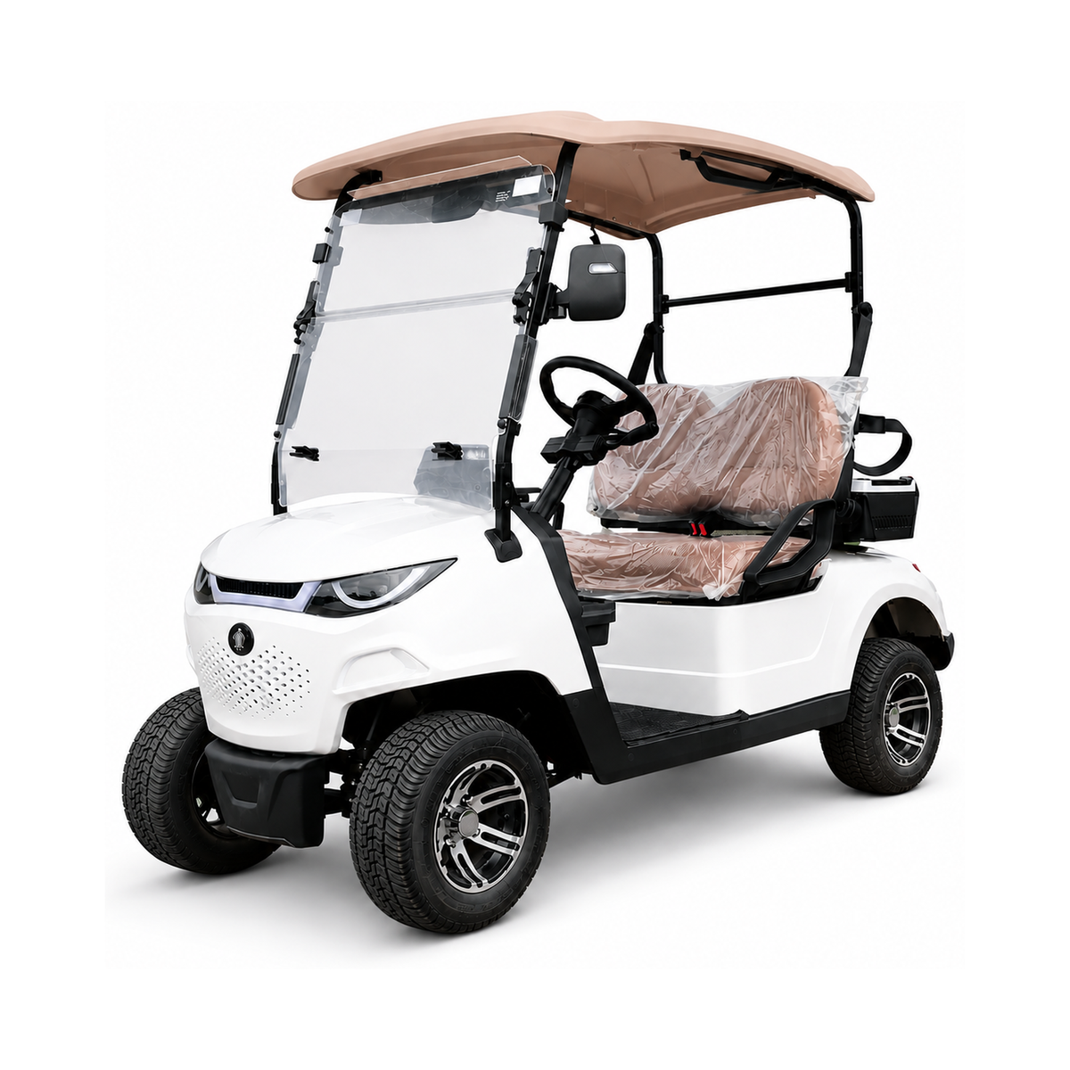 Suncart® MXV BREEZE 2 – 2-Seater Electric Golf Cart | Passenger Cart | Resort Cart | Community Cart | (2+0) | Street Tire