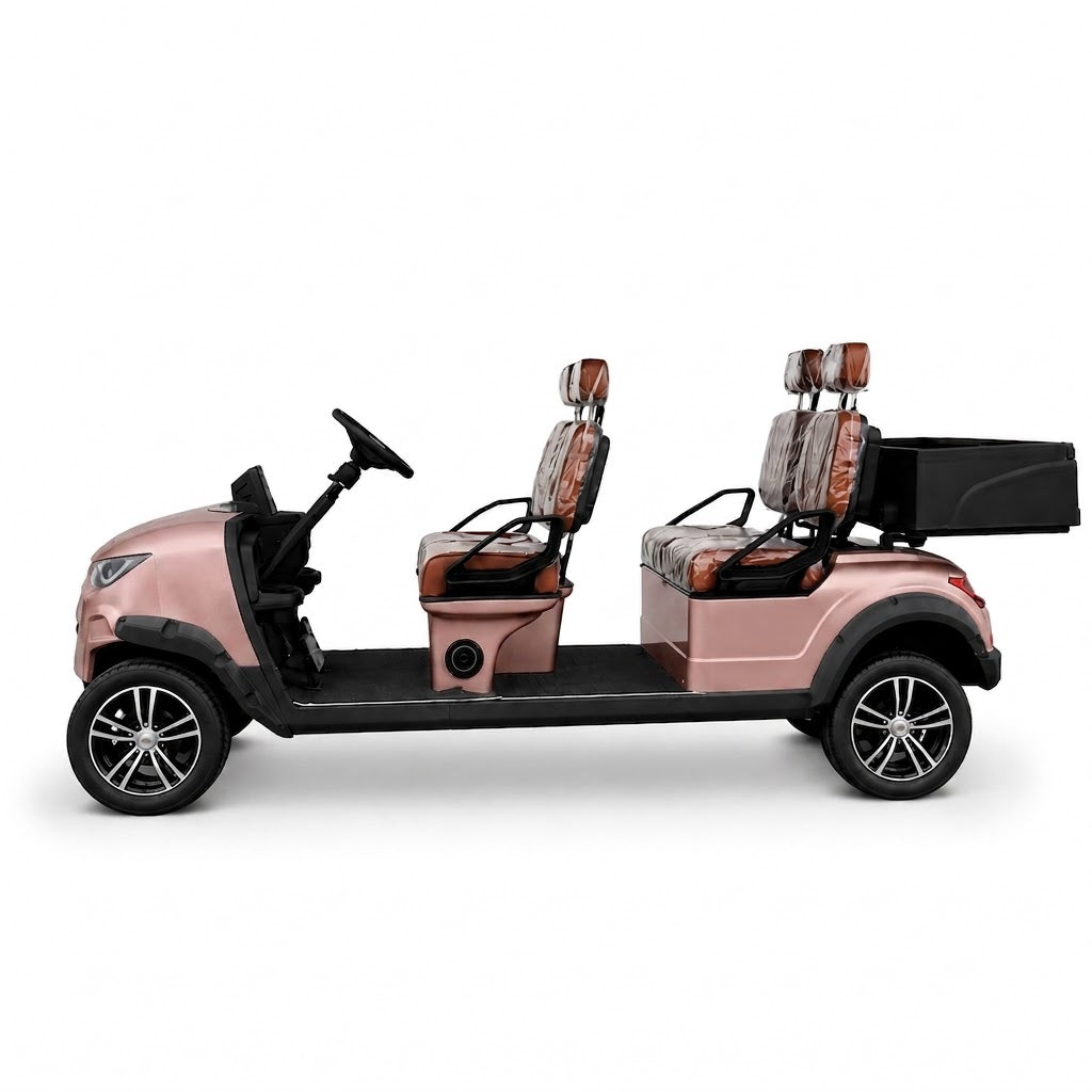 Suncart® MXV HAULER 4 Indoor Edition – 4-Seater Electric Utility Cart with Truck Bed | Street Tire